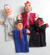 Lot de 4 marionnettes à main