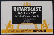Buvard RIPOLIN RIPARDOISE tableau école peinture paint peintre blotter 1