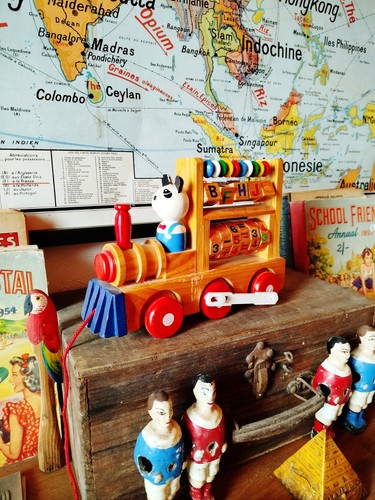 Boulier abacus vintage - boulier,