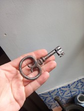 Clef Ancienne Fer Forgé XVIIIe Siècle Panneton