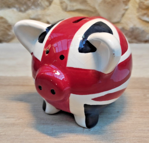 Tire lire cochon drapeau - tire-lire,