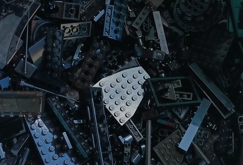 Lego vrac 250g noir - lego,