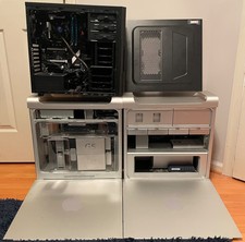 Apple PowerMac G5, Mac Pro, Thermaltake PC, and APC Back-UPS 650