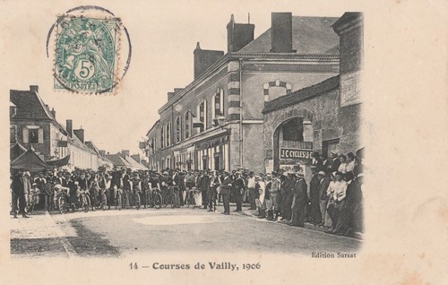 Cpa vailly entrée - vailly,, entrée,