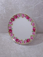 Antique Beyer & Bock Porcelaine Plaque Tausendschön Roses Vintage Um 1920 - 33