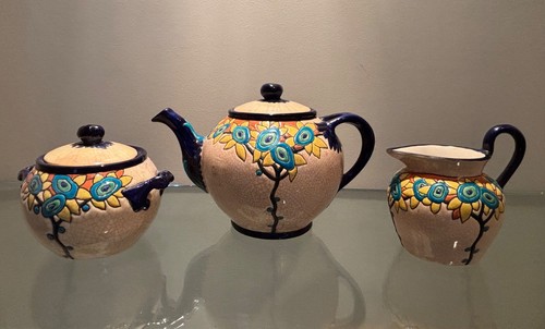 Rare emaux longwy art deco - art,