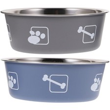  2 Pcs Distributeur De Croquettes Pour Chien Bol Nourriture Animaux Compagnie