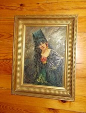 Andalouse , Peinture signée 