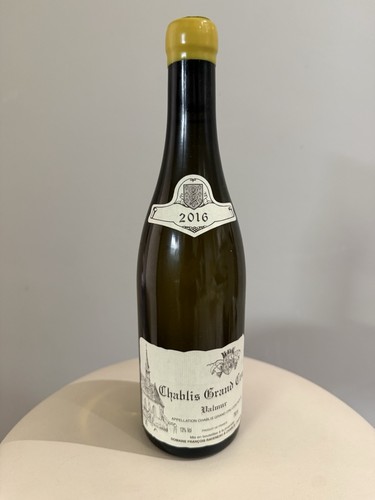 Chablis grd cru valmur 2016 - cru,