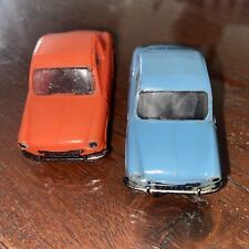 Les Miniatures de NOREV Vespa 400 Bleu Et Orange sans boite 1/43