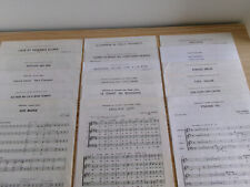 partitions chant, le lot