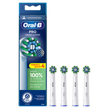 Pack 4 Brossettes Oral-B Pro Cross Action pour Brosse à dents électriques