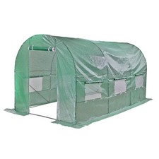Serre tunnel de jardin 9 m² - 4500 x 2000 x 2000 mm D47004