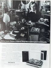 SONY Vintage Print Ad !! " High-fidelity chain "