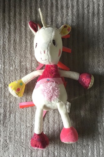 Peluche doudou licorne - peluche, beige