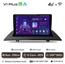 Autoradio Pour BMW X3 E83 2003-2011 8G+256GB 8Cœurs 4G+WIFI BT CarPlay Sans Fil.