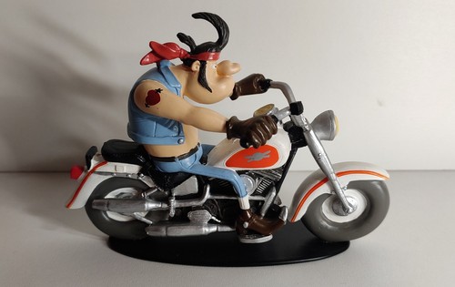 Figurine moto résine joe - résine,