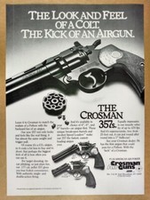 1985 Crosman 357 Six & Four Airguns vintage print Ad