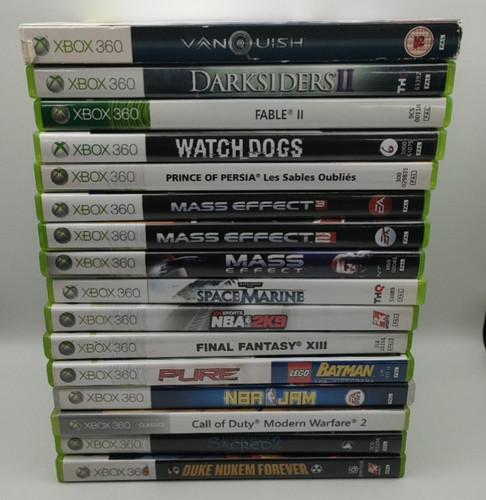 Lot jeux xbox 360 mass - lot, 16