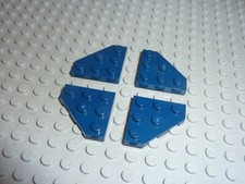 4 x LEGO Star Wars NavyBlue plate ref 2450 / set 7283 7751 8635 8016 10195 7256 