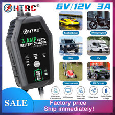 HTRC Car Battery Charger 6V 12V Pulse Repair LiFePO4 Lead Acid Battery Charger