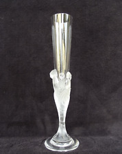 ERTE Romain de Tirtoff flute cristal visages femmes crystal champagne flute Erté