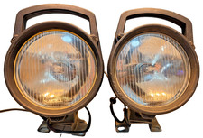 Vintage SACEX 2991 6" Halogen Off-Road Spot Lights Pair 12 V Tested Works**