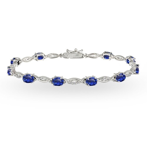 Bracelet tennis argent - de,