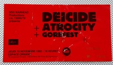 ticket billet place concert