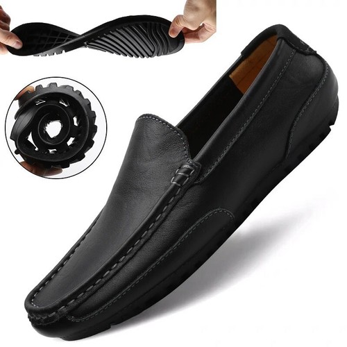 Mocassins cuir pour - cuir,