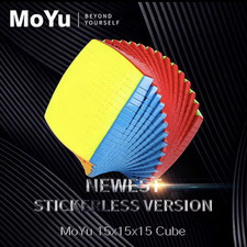 MoYu MeiLong 15x15 Speed Cube Magic Puzzle Smooth Fast Brain Teaser Toy
