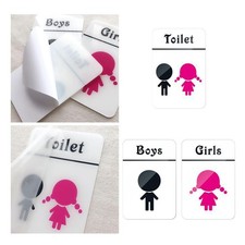 Panneau de toilettes pour