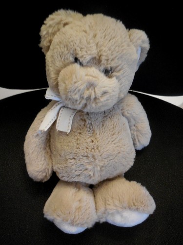 Doudou peluche ours beige - peluche,