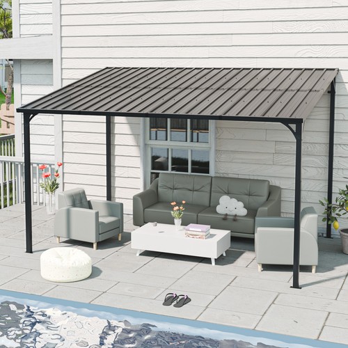 12x8 outdoor pergola metal - ft,