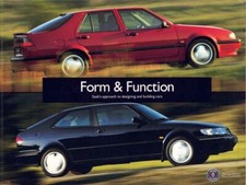 Catalogue Brochure SAAB 900/9000 Form & Function 06/1995 Anglais / English