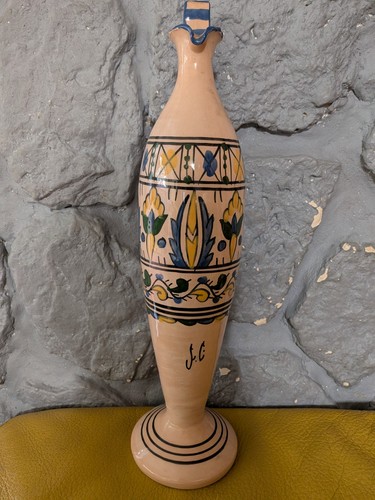 Vase ancien aiguière fuselée - vase,