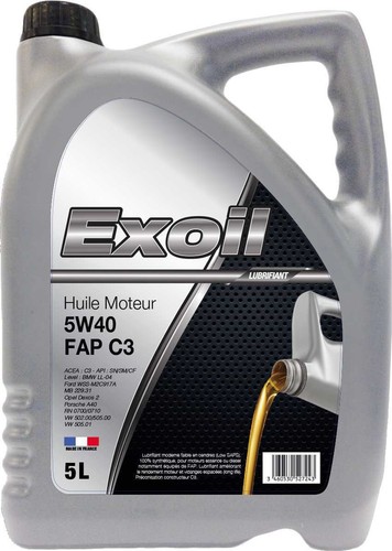 Huile moteur exoil - huile, c3
