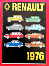 1975-76 RENAULT RANGE Sales