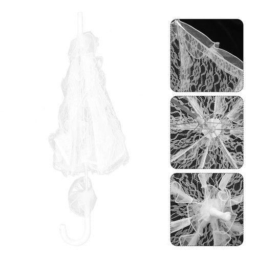Parapluie dentelle vintage - dentelle,
