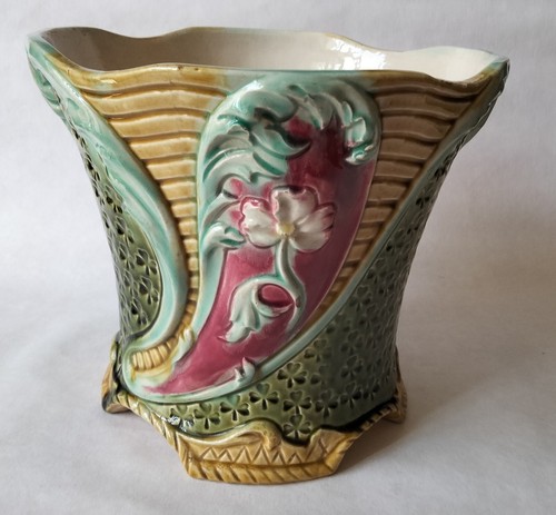 Cache pot art nouveau - pot,