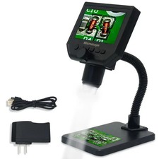 Microscope Numérique FISHTEC - Zoom x 600 Écran 4.3'' Photo Vidéo Rechargeable