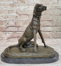 Sculpture Bronze Chien