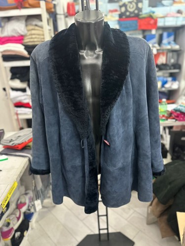 Manteau peau lainée - manteau, en