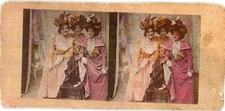 PHOTO Stereo View Photography, Curiosa Close House Hand Tinted Belle Epoque