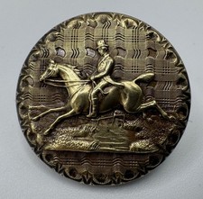 Rare Bouton De Chasse Ancien