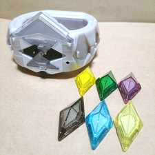 Jeu d'anneaux de puissance Pokemon Z avec cristaux Takara Tomy Japon d'occasion