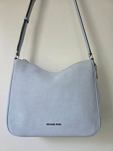 Sac besace cuir daim bleu - et,