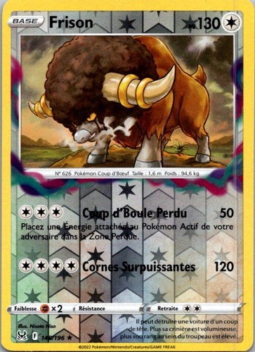 Carte pokémon frison 148 - pokémon,