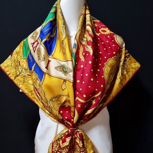Rare vintage hermes - vintage, foulard