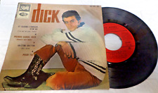 VINYLE EP 45T  DICK RIVERS  ET QUAND L'AOUR S'EN VA  EG 838 Pathé etjau